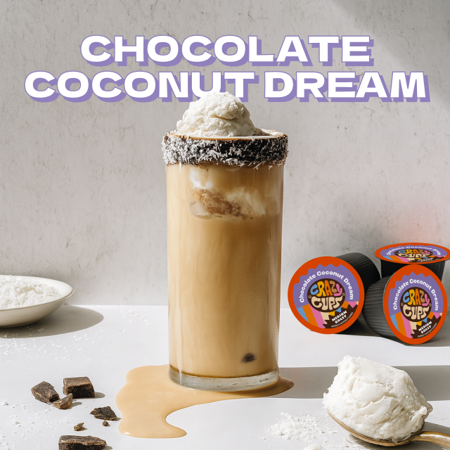 Chocolate Coconut Dream Coffee Float – Crazy Cups