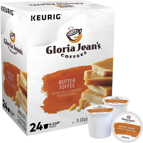 Gloria Jean's Coffees K-Cup Butter Toffee Coffee Pods