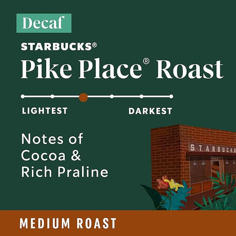 Starbucks® Pike Place Decaf Coffee Pods