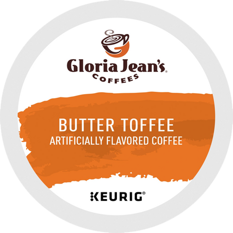 Gloria Jean's Coffees K-Cup Butter Toffee Coffee Pods