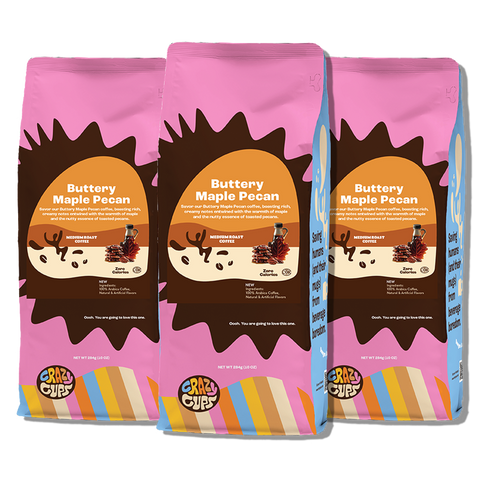 Buttery Maple Pecan Flavored Ground Coffee