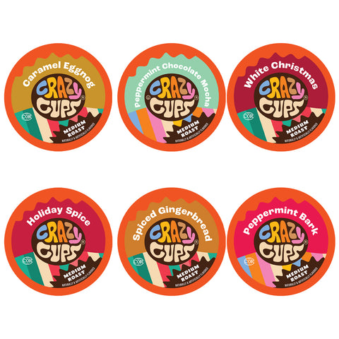 Holiday Flavored Coffee Pods Variety Pack