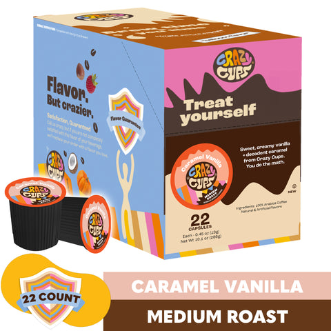 Caramel Vanilla Flavored Coffee Pods