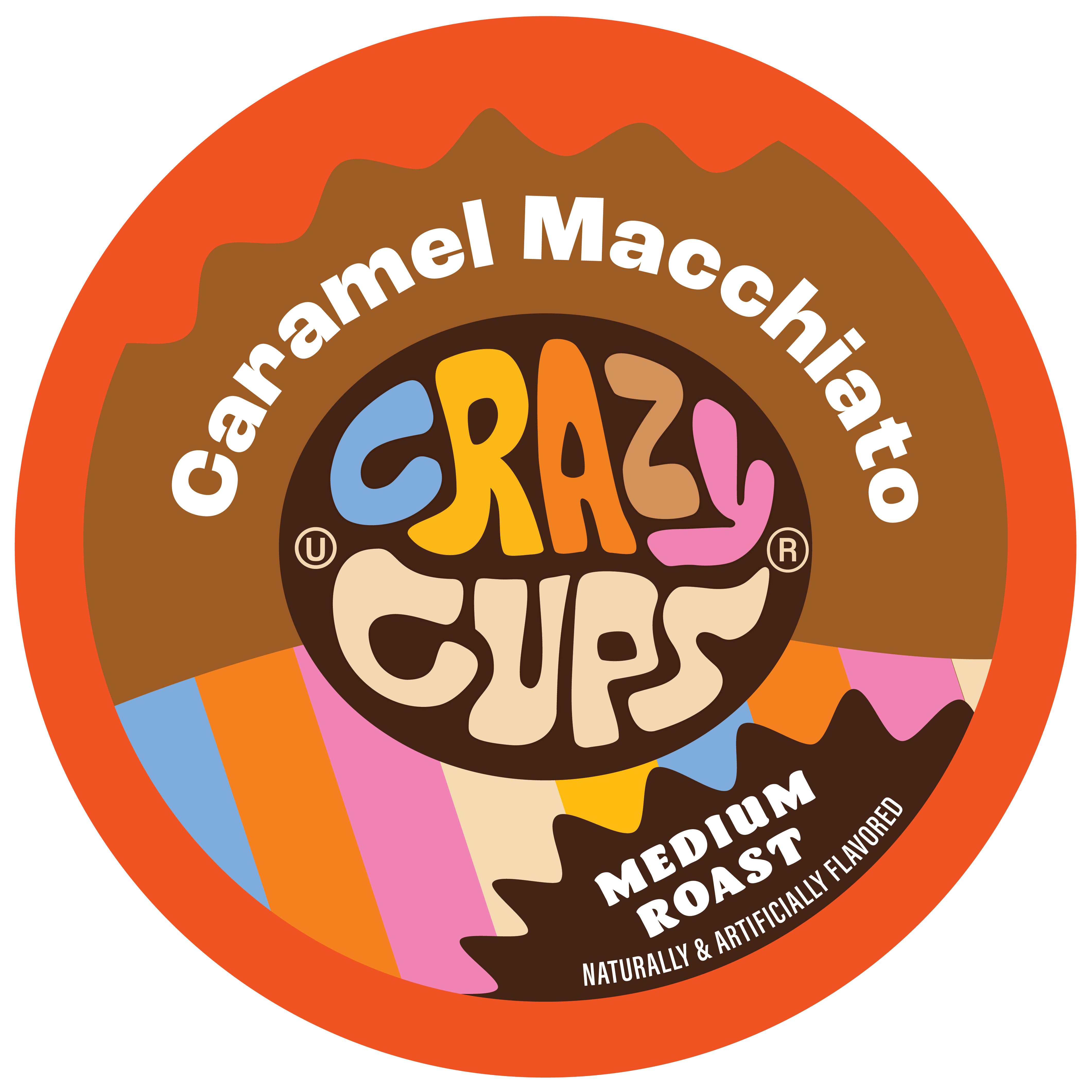 Caramel Macchiato Flavored Coffee by Double Donut | Crazy Cups Caramel Macchiato Flavored Coffee by Double Donut | Crazy Cups