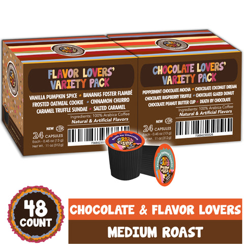 Chocolate & Flavor Lovers Flavored Coffee Pod Variety Pack