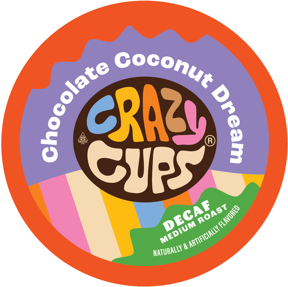 Decaf Chocolate Coconut Dream Coffee Pods | Crazy Cups