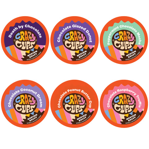 Chocolate Lovers Flavored Coffee Pods Variety Pack
