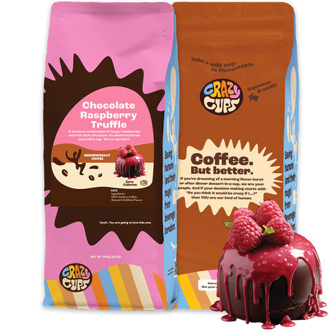 Chocolate Raspberry Truffle Flavored Ground Coffee