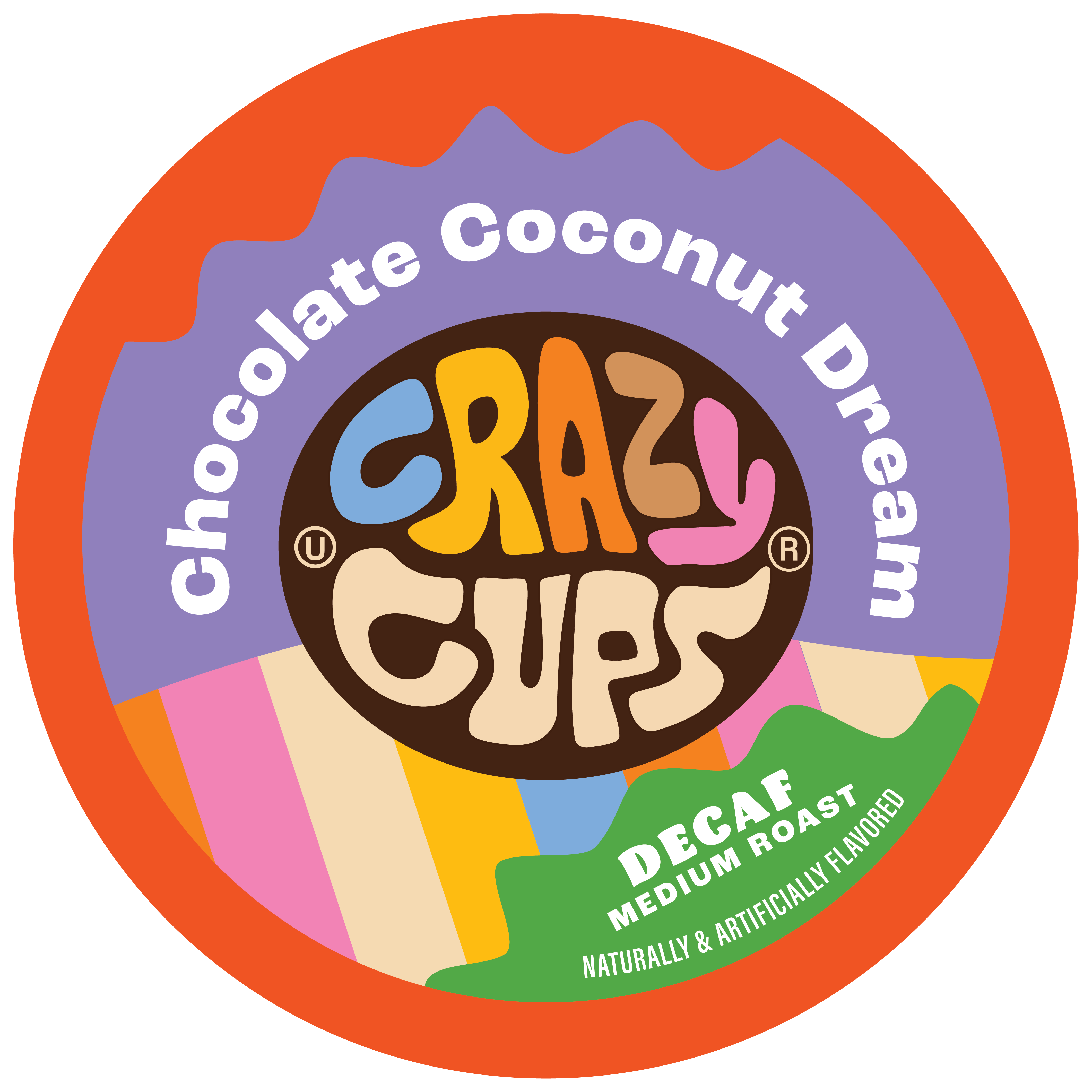 Decaf Chocolate Coconut Dream Coffee Pods | Crazy Cups