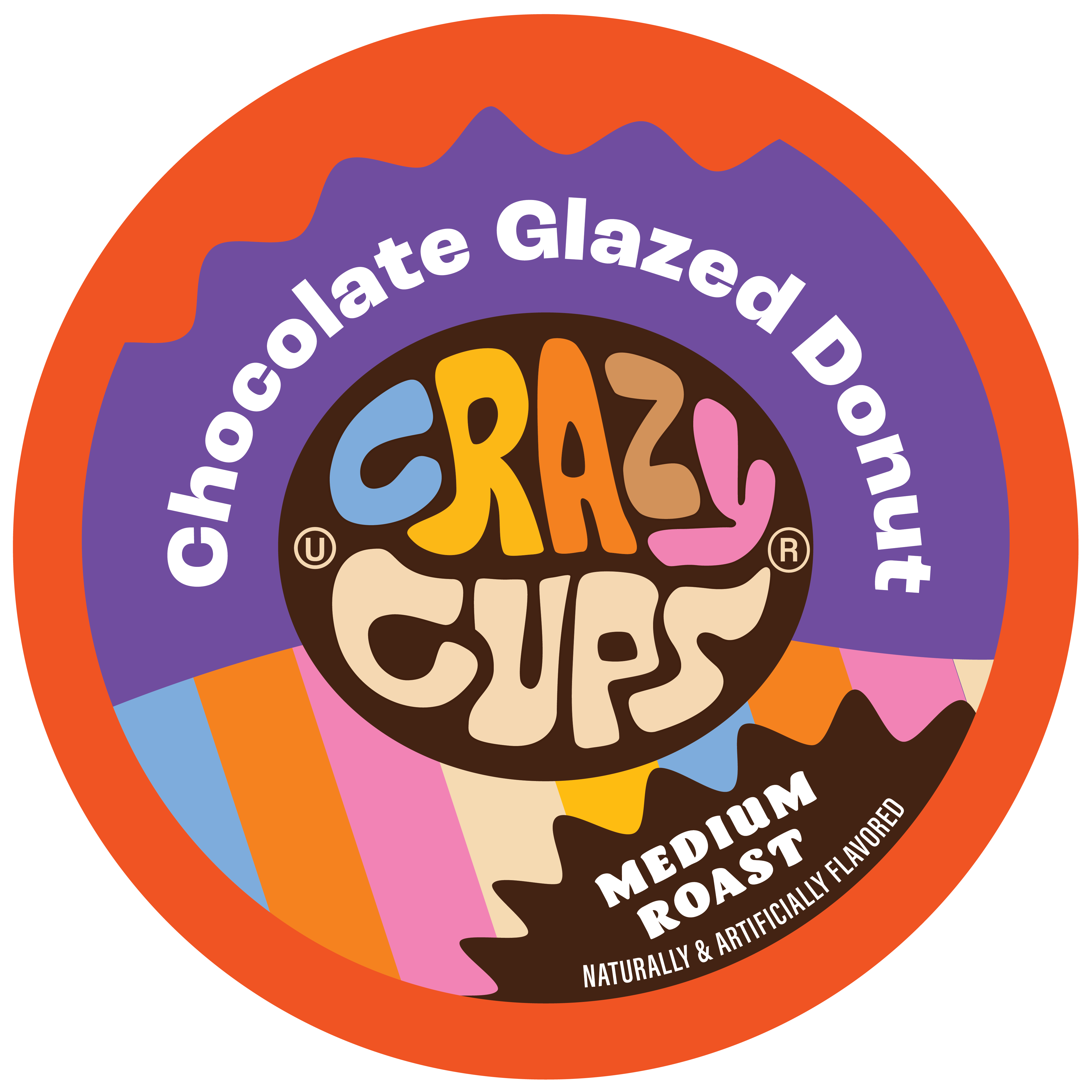Chocolate Glazed Donut Coffee Pods for Keurig K Cups Brewers Chocolate Glazed Donut Coffee Pods for Keurig K Cups Brewers