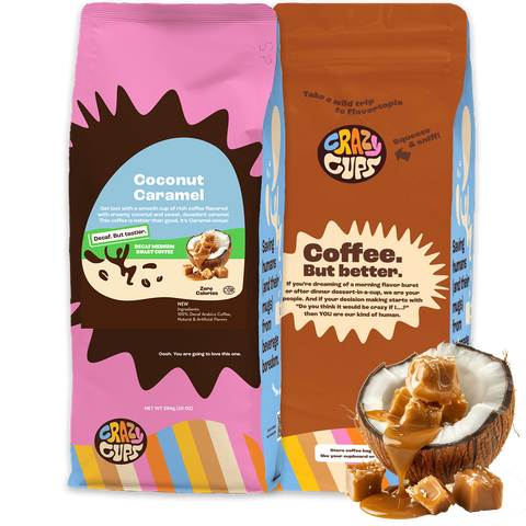 Decaf Coconut Caramel Flavored Ground Coffee