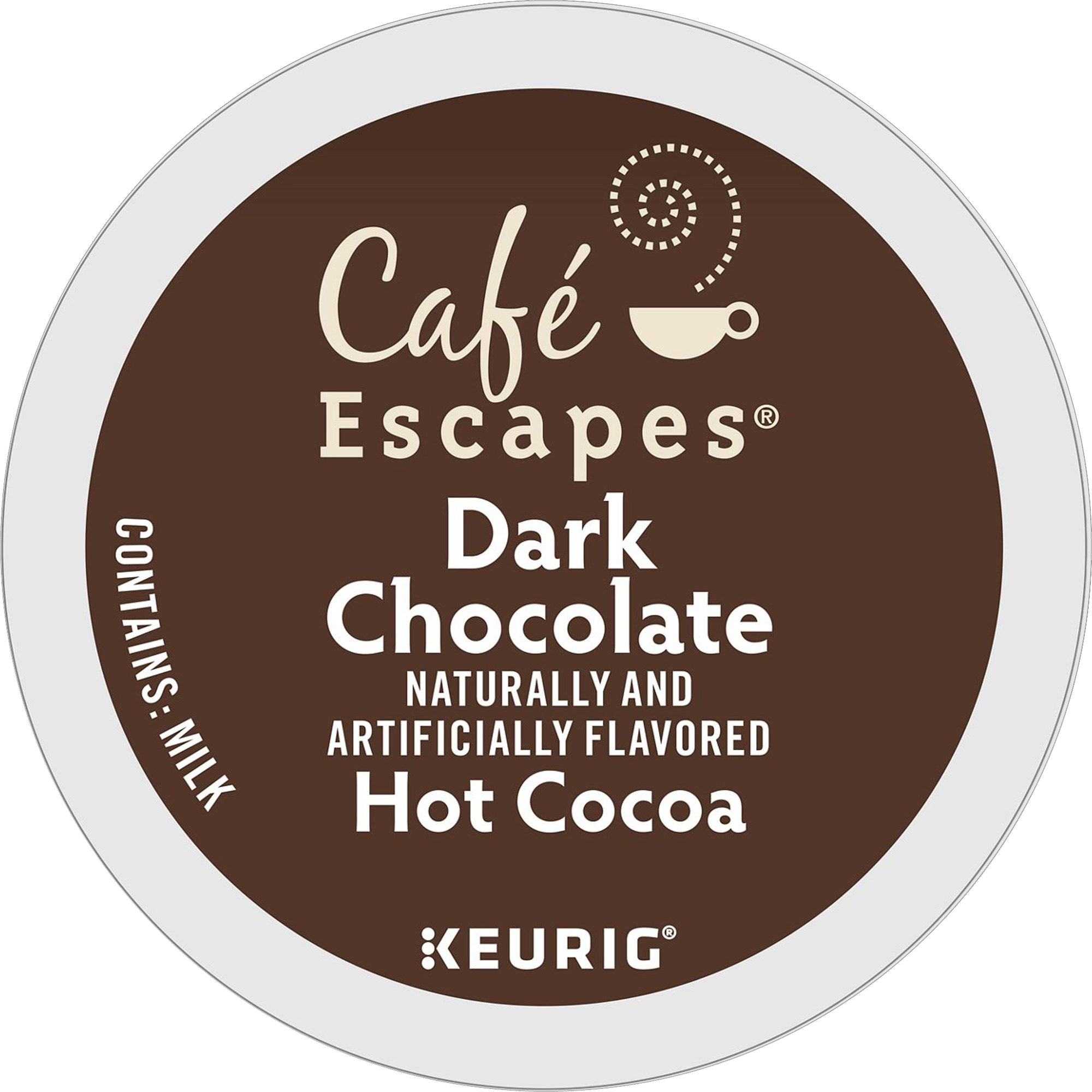 Café Escapes® K-Cup Dark Chocolate Hot Cocoa – Crazy Cups