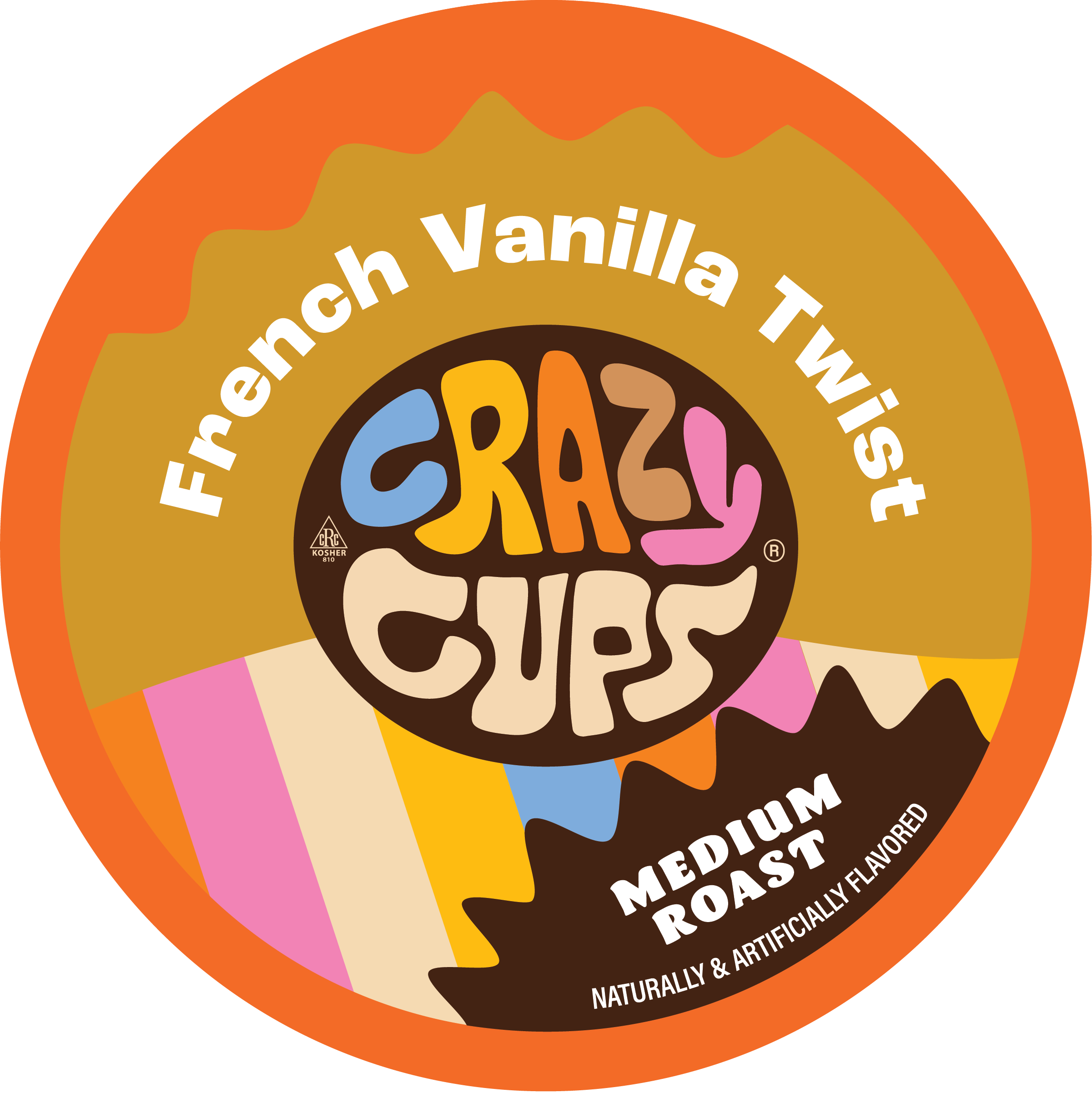 French Vanilla Twist Flavored Coffee - Crazy Cups French Vanilla Twist Flavored Coffee - Crazy Cups