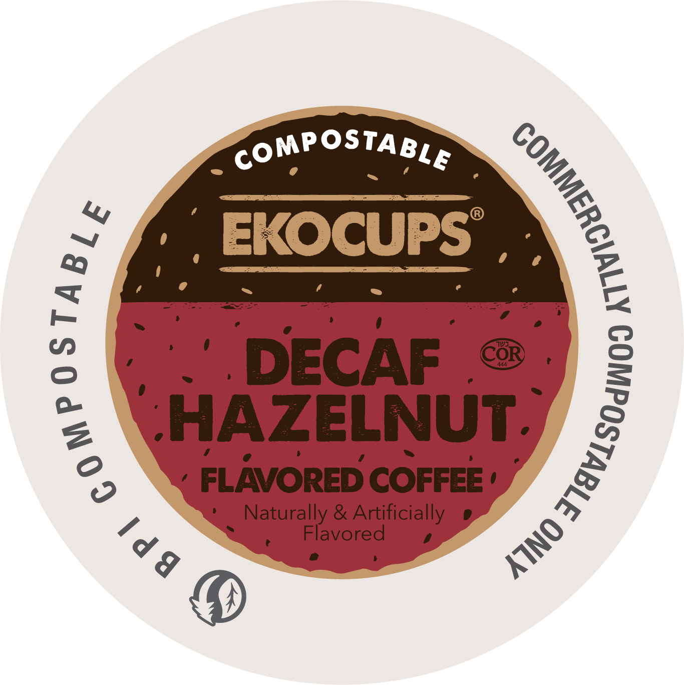 EkoCups Decaf Hazelnut Compostable Coffee Pods – Crazy Cups