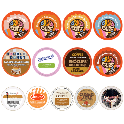 Perfect Samplers Caramel Flavored Coffee Pods Sampler Pack