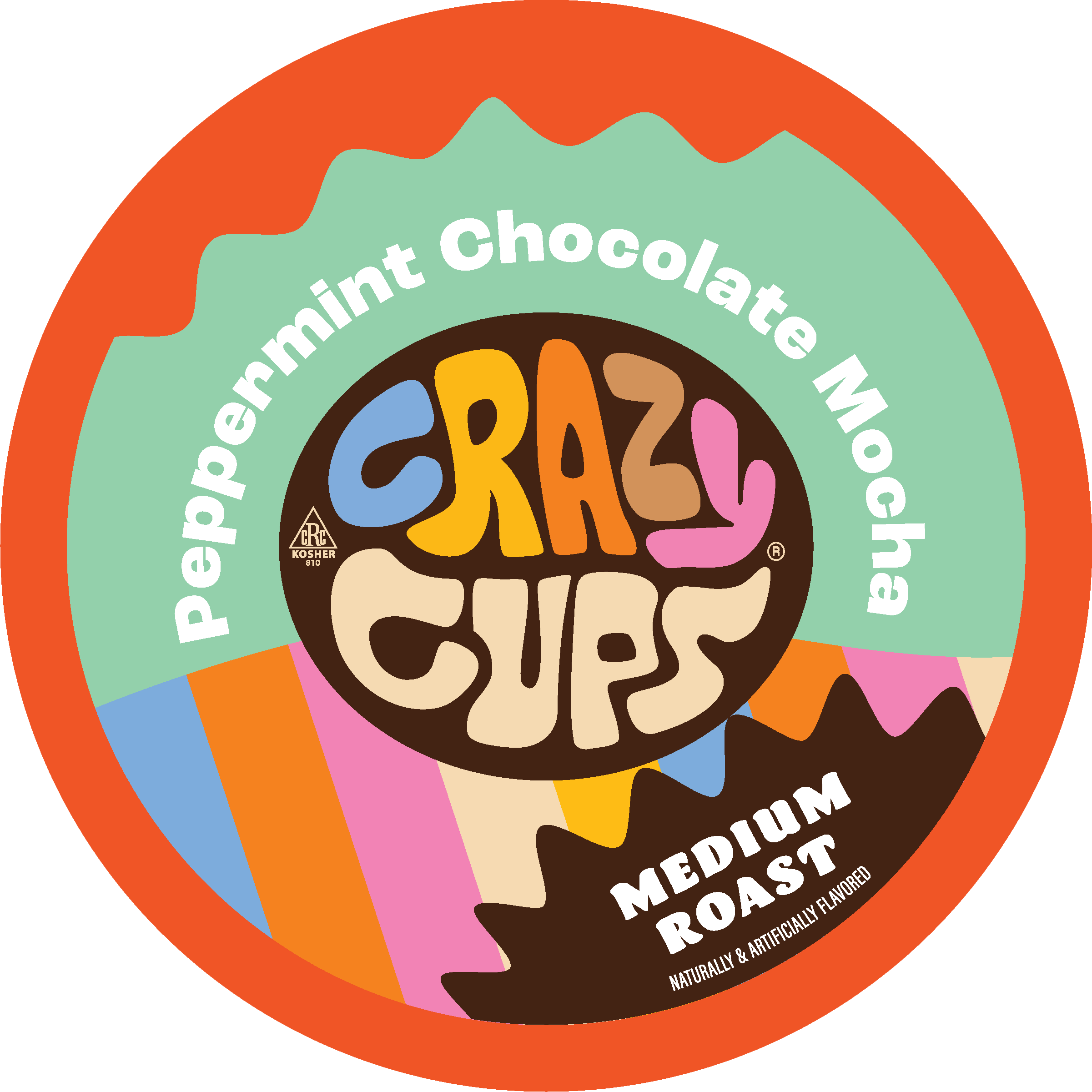 Peppermint Chocolate Mocha Coffee Pods | Crazy Cups