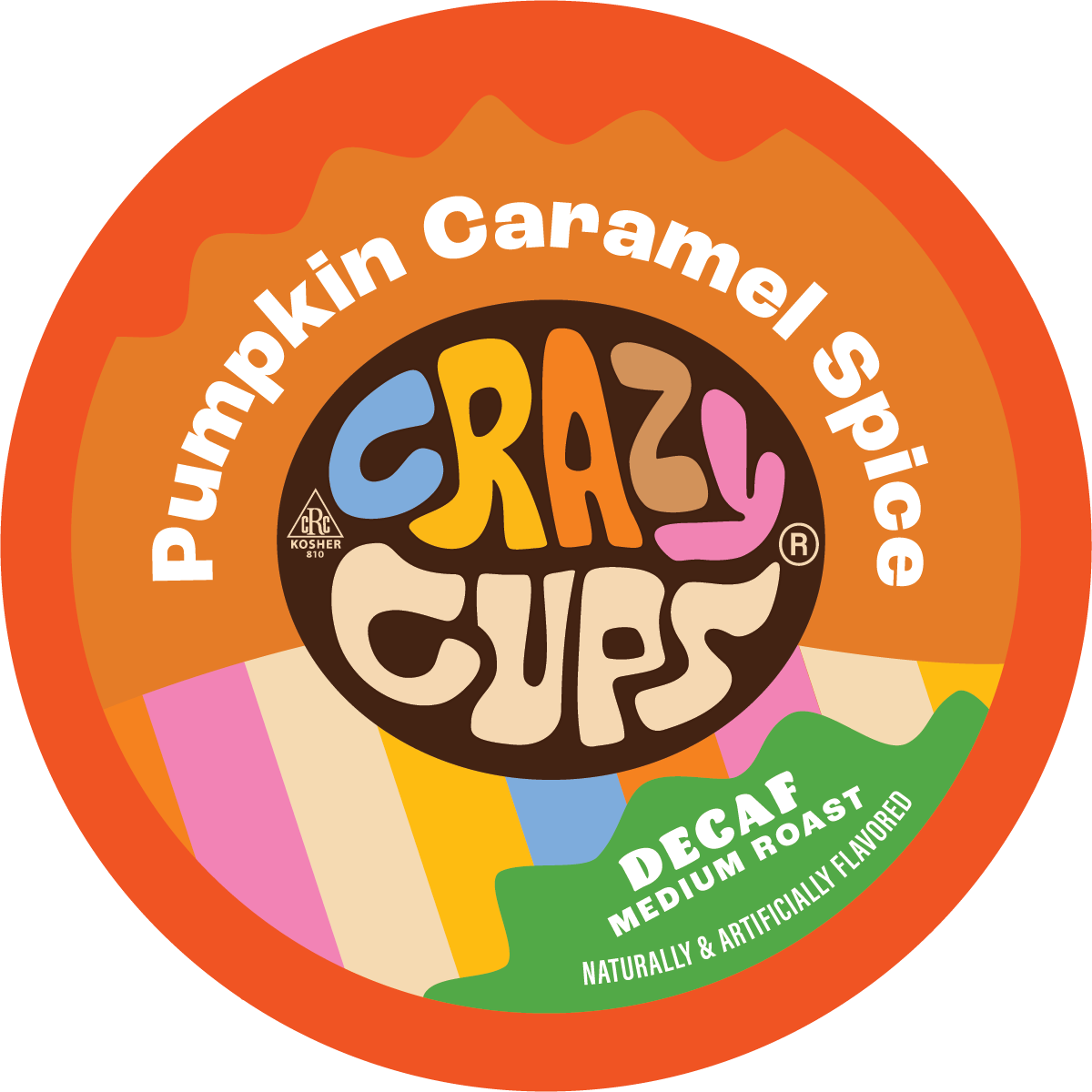 Decaf Pumpkin Caramel Spice Flavored Coffee Pods – Crazy Cups