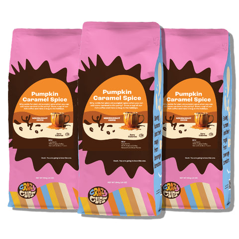 Pumpkin Caramel Spice Flavored Ground Coffee
