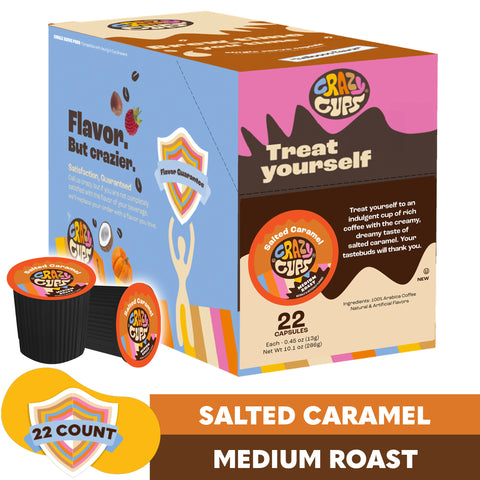 Salted Caramel Flavored Coffee Pods