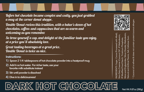 Vegan Dairy Free Dark Hot Chocolate Mix