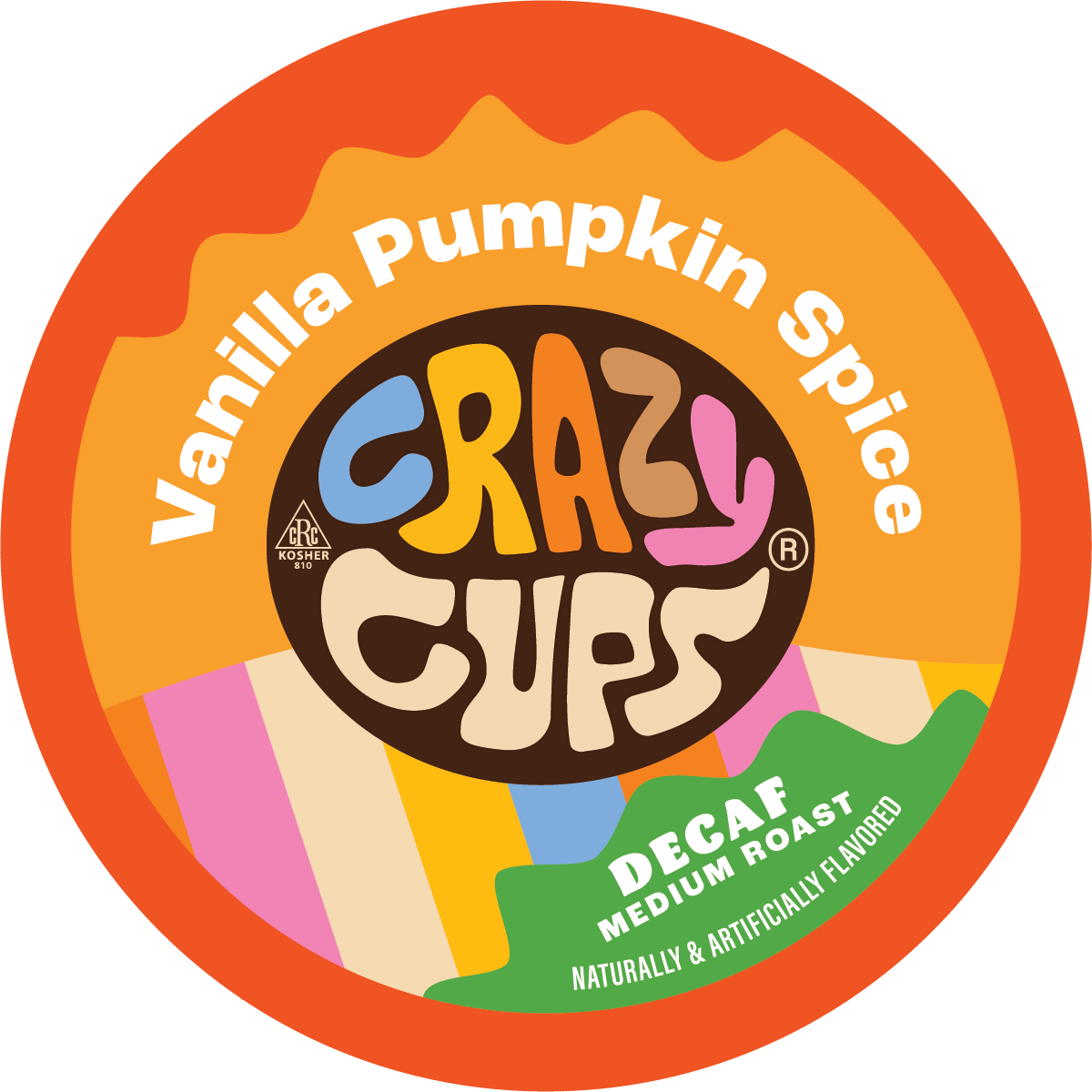 Decaf Pumpkin Coffee K Pods | Flavored Coffee | Crazy Cups