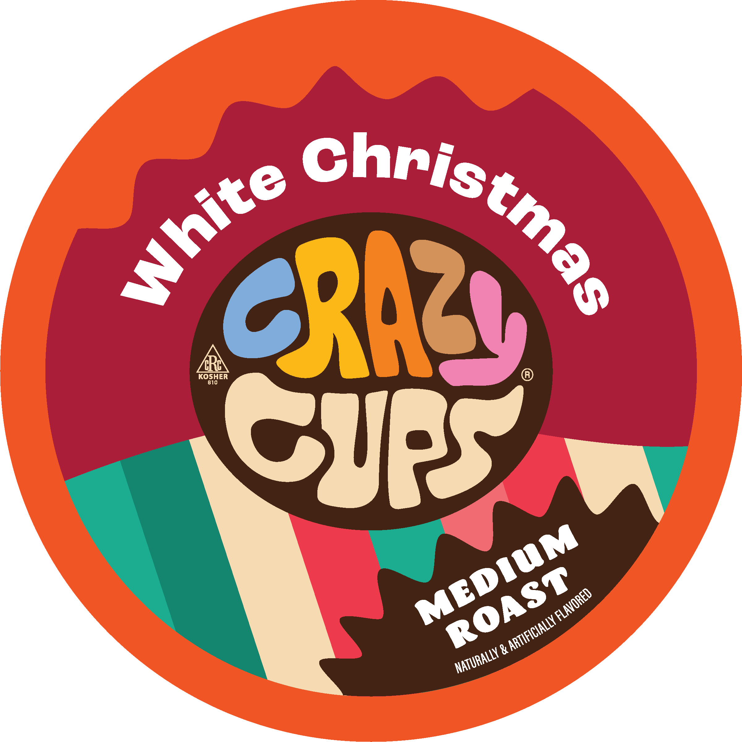 White Christmas Coffee Pods for Keurig | Crazy Cups