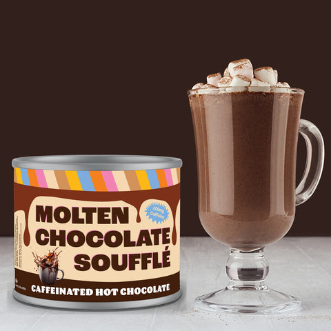 Molten Chocolate Souffle Caffeinated Hot Chocolate Mix