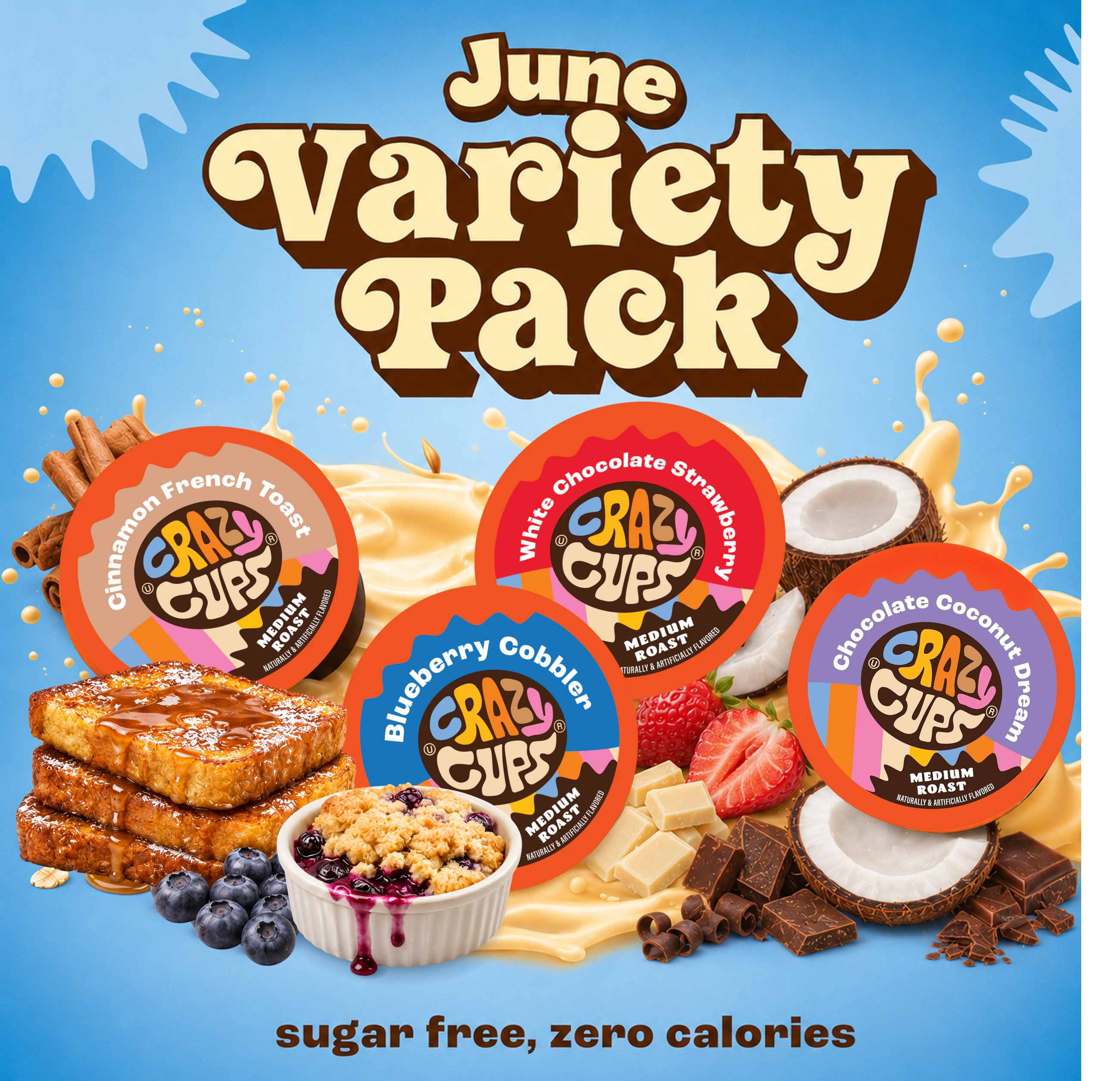 未開封◇モンスターハイ◇デュース&フランキー　コーヒーブレイク　セット　2022 Curated Seasonal Variety Pack- Limited Edition – Crazy Cups