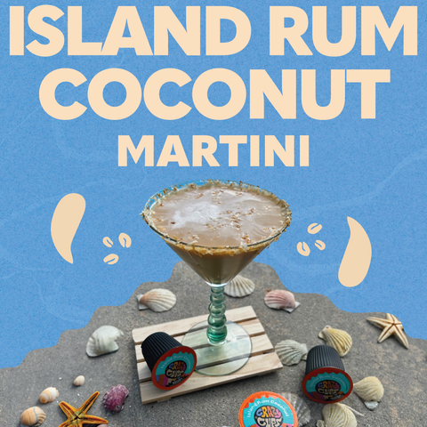 Island Rum Coconut Martini: Your Coffee Just Went on Vacation