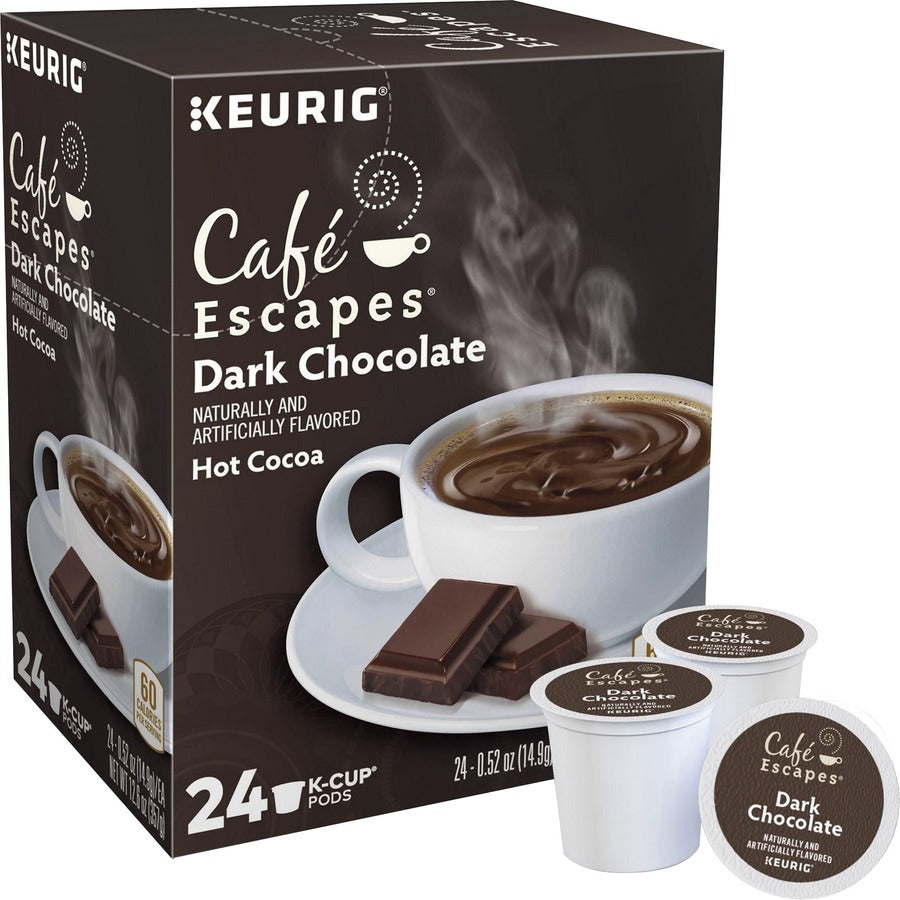 Café Escapes® K-Cup Dark Chocolate Hot Cocoa – Crazy Cups