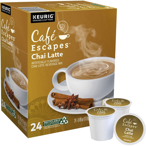 Café Escapes® Chai Latte Black Tea Pods