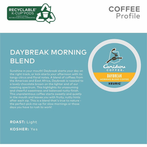 Caribou Coffee® K-Cup Daybreak Coffee Pods