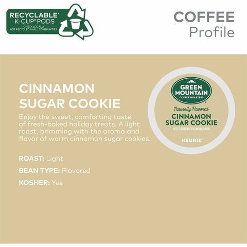 Green Mountain Coffee Roasters® K-Cup Cinnamon Sugar Cookie Coffee