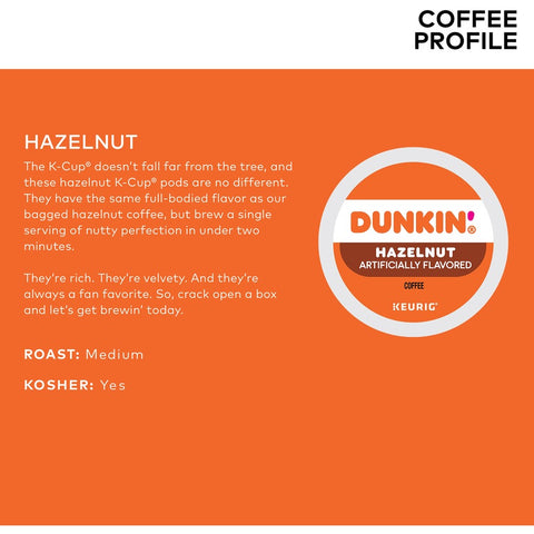 Dunkin'® Hazelnut Flavored Coffee Pods