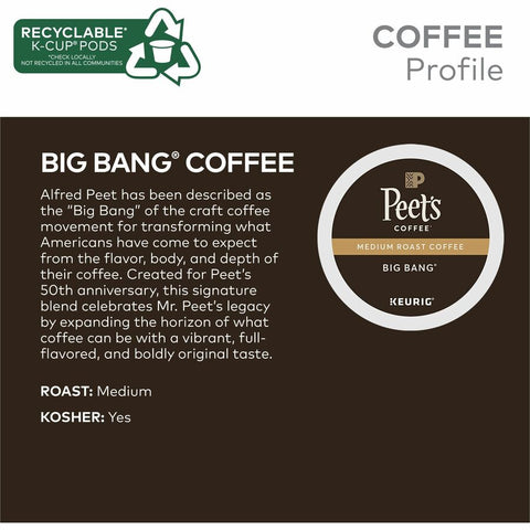 Peet's Coffee® Big Bang Medium Roast Coffee Pods