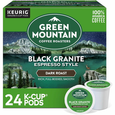 Green Mountain Coffee Roasters® Black Granite Espresso Style Coffee Pods