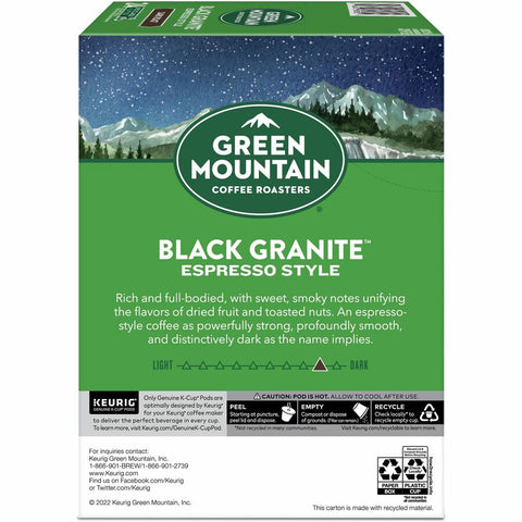 Green Mountain Coffee Roasters® Black Granite Espresso Style Coffee Pods
