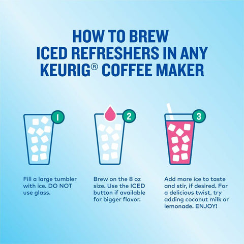 The Original Donut Shop® Iced Refreshers Strawberry Acai Pods