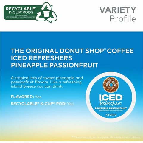 The Original Donut Shop® Iced Refreshers Pineapple Passionfruit Pods