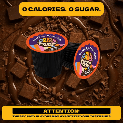 Death By Chocolate Flavored Coffee Pods | Crazy Cups Death By Chocolate Flavored Coffee Pods | Crazy Cups