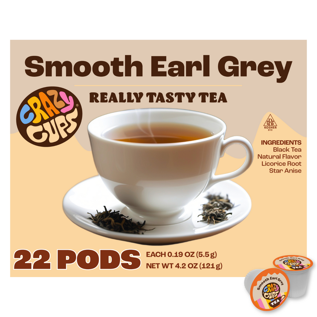 Smooth Earl Grey Herbal Tea Pods – Crazy Cups