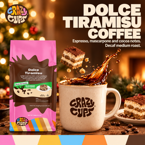 Decaf Dolce Tiramisu Flavored Ground Coffee