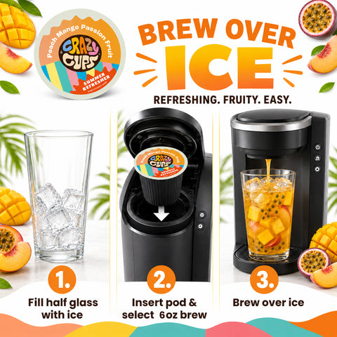 Peach Mango Passion Fruit Summer Refresher Pods