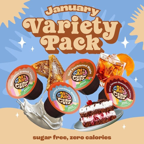 Decaf Monthly Curated Flavored Coffee Pod Variety Pack