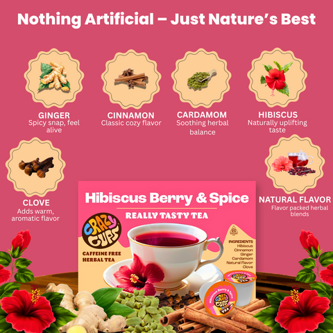 Hibiscus Berry & Spice Herbal Tea Pods