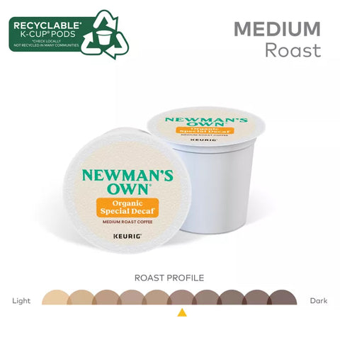 Newman's Own® Decaf Organic Special Coffee Pods