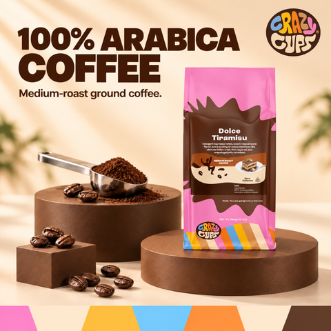 Dolce Tiramisu Flavored Ground Coffee