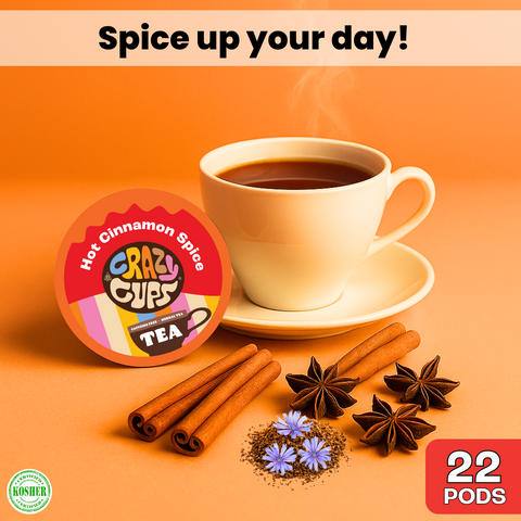 Hot Cinnamon Spice Herbal Tea Pods