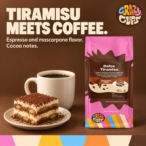 Dolce Tiramisu Flavored Ground Coffee