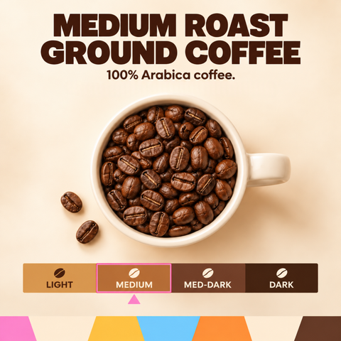 Brown Sugar Cinnamon Flavored Ground Coffee